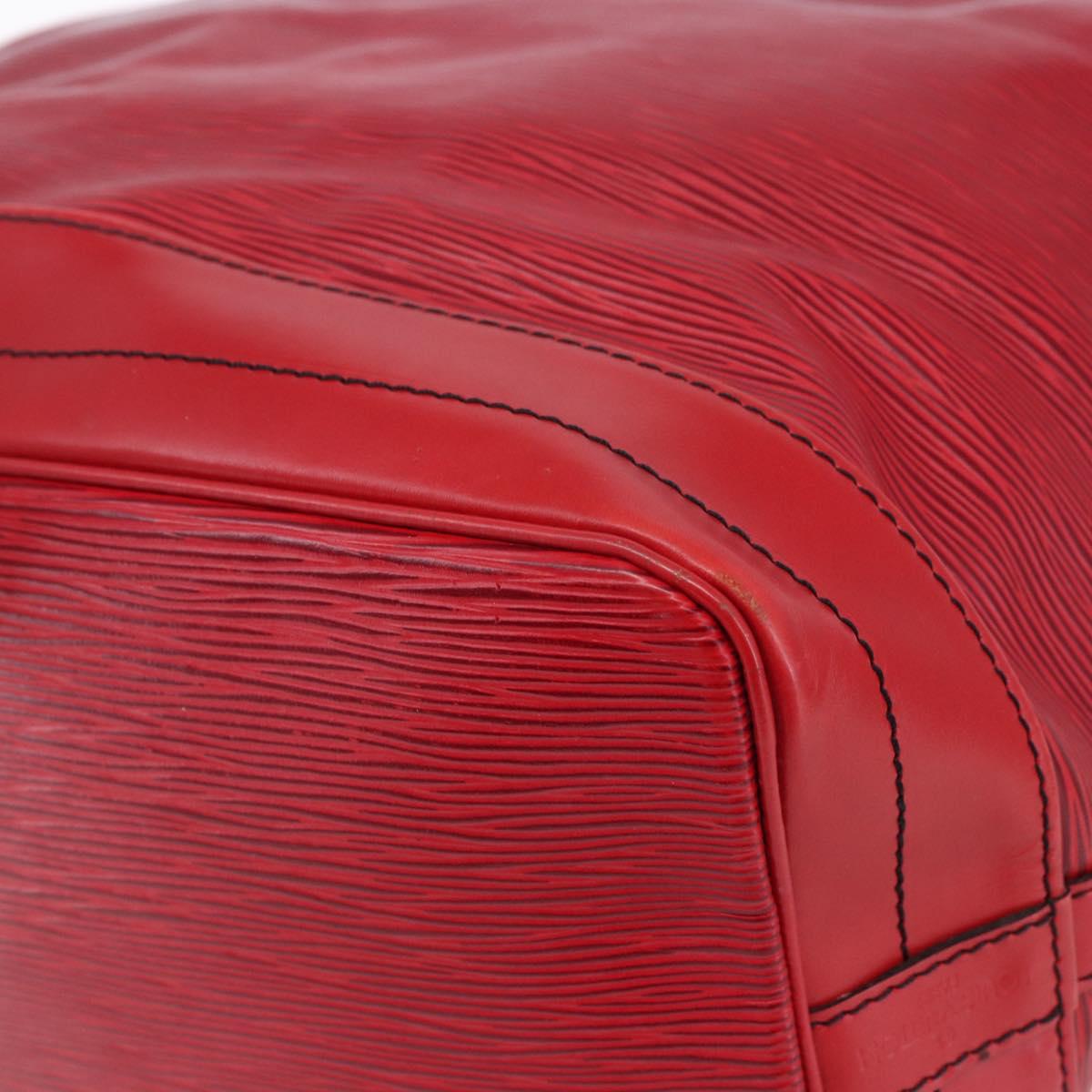 LOUIS VUITTON Epi Noe Shoulder Bag Red M44007 LV Auth 147353