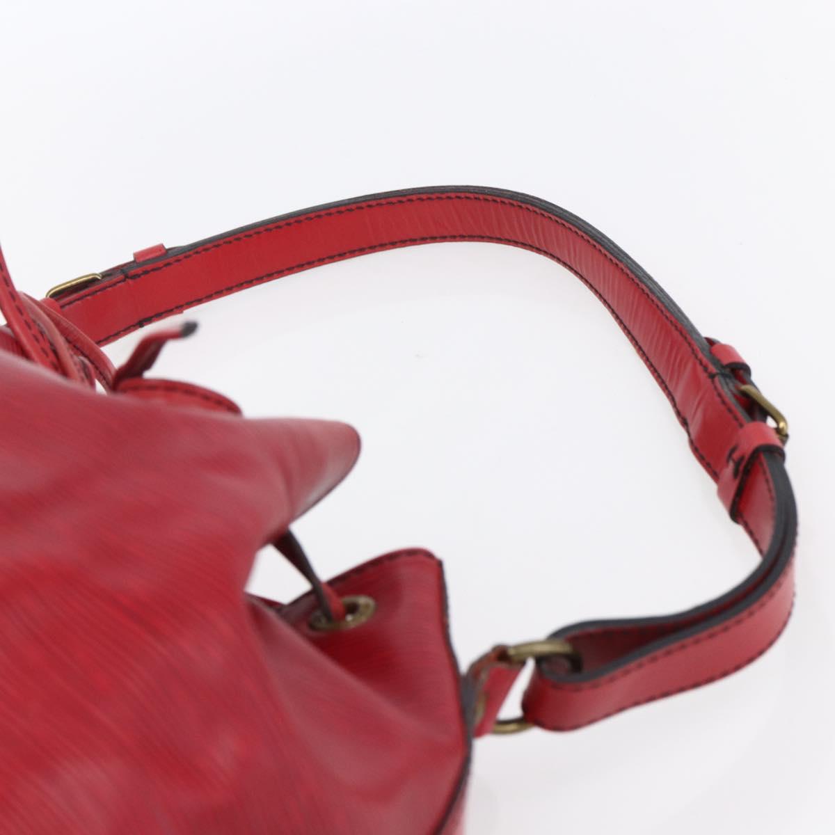 LOUIS VUITTON Epi Noe Shoulder Bag Red M44007 LV Auth 147353