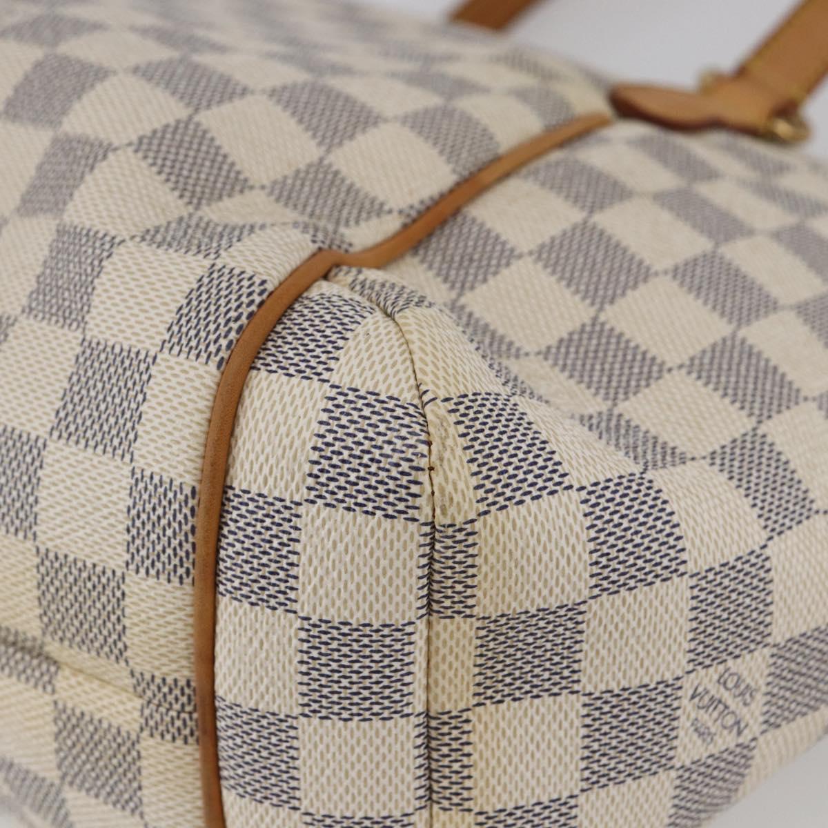 LOUIS VUITTON Damier Azur Totally PM Tote Bag N41280 LV Auth 147355