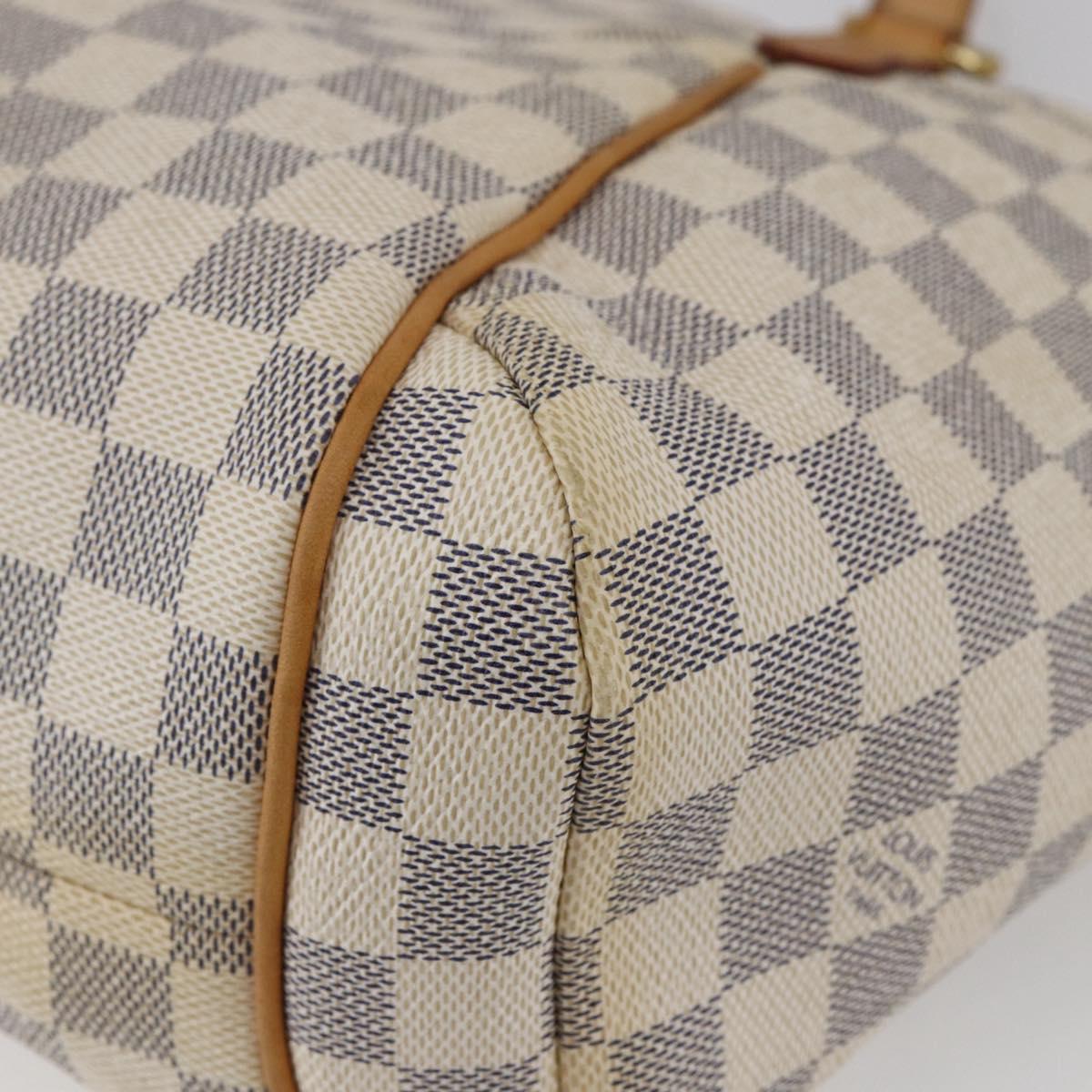 LOUIS VUITTON Damier Azur Totally PM Tote Bag N41280 LV Auth 147355