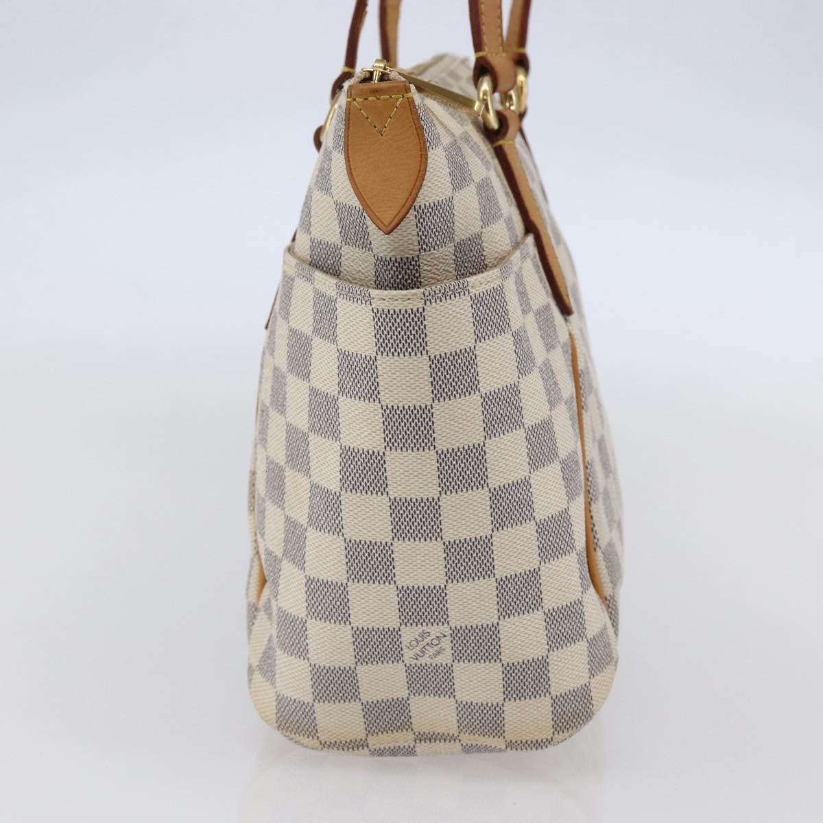 LOUIS VUITTON Damier Azur Totally PM Tote Bag N41280 LV Auth 147355