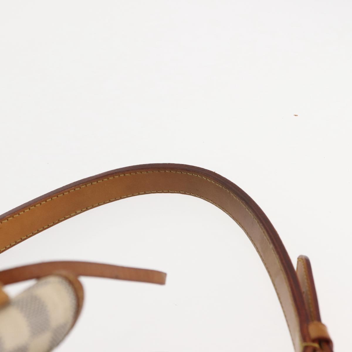 LOUIS VUITTON Damier Azur Noe Shoulder Bag N42222 LV Auth 147357