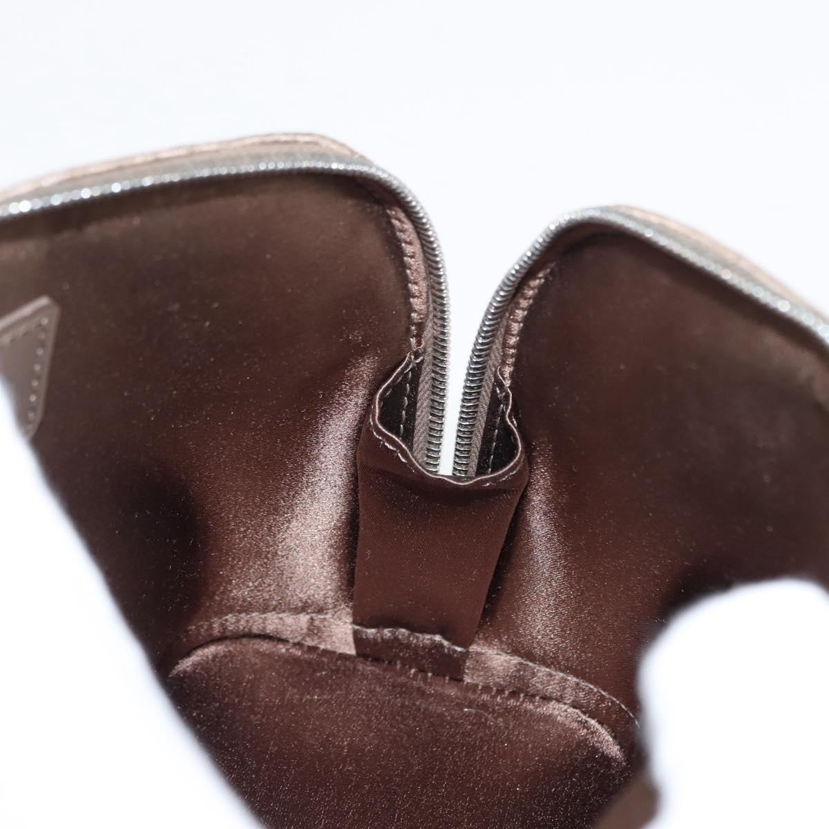 LOUIS VUITTON Monogram Satin Little Alma Hand Bag Gray M92147 LV Auth 147360