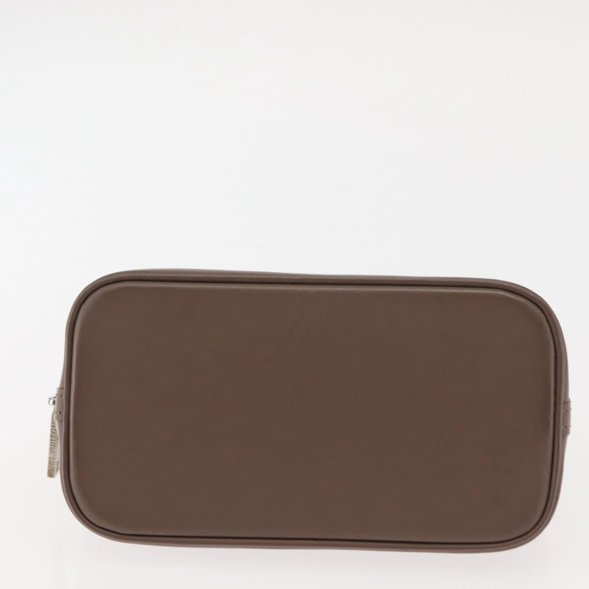 LOUIS VUITTON Monogram Satin Little Alma Hand Bag Gray M92147 LV Auth 147360