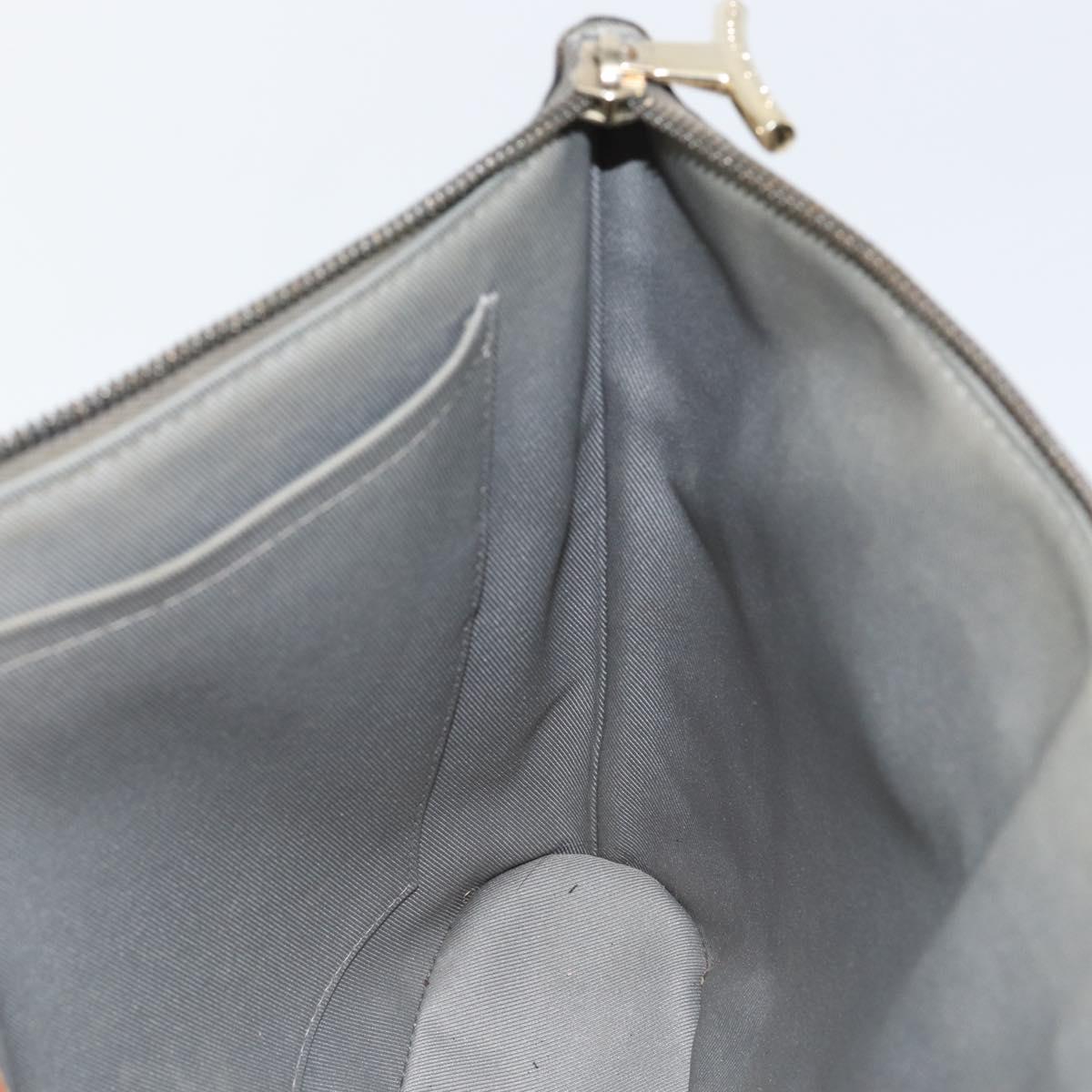 LOUIS VUITTON Monogram titanium Pochette Cosmos Bag Gray M63240 LV Auth 147363