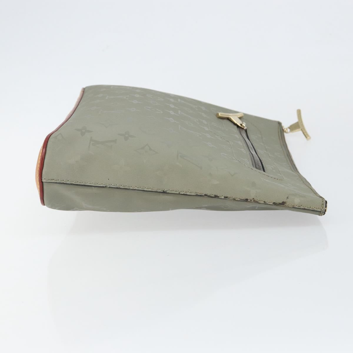 LOUIS VUITTON Monogram titanium Pochette Cosmos Bag Gray M63240 LV Auth 147363