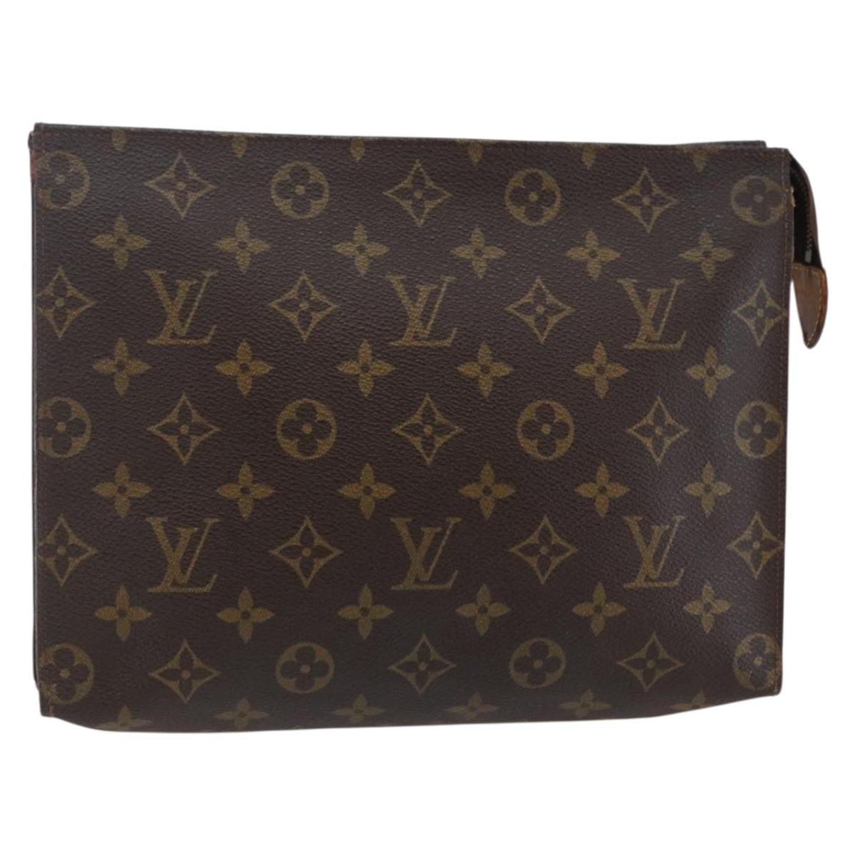 LOUIS VUITTON Monogram Poche Toilette 26 Pouch M47542 LV Auth 147364