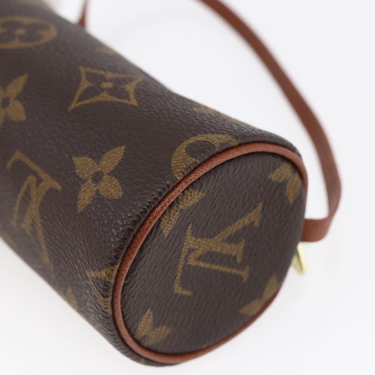LOUIS VUITTON Monogram Papillon Pouch LV Auth 147365