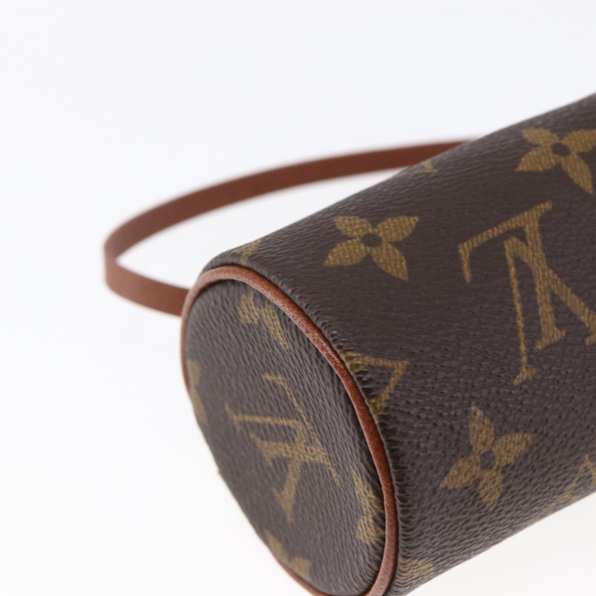 LOUIS VUITTON Monogram Papillon Pouch LV Auth 147365