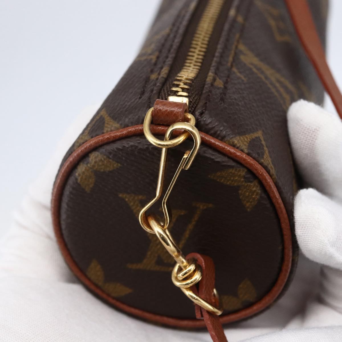 LOUIS VUITTON Monogram Papillon Pouch LV Auth 147365