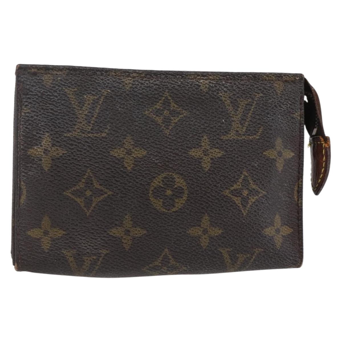 LOUIS VUITTON Monogram Poche Toilette 15 Pouch M47546 LV Auth 147368