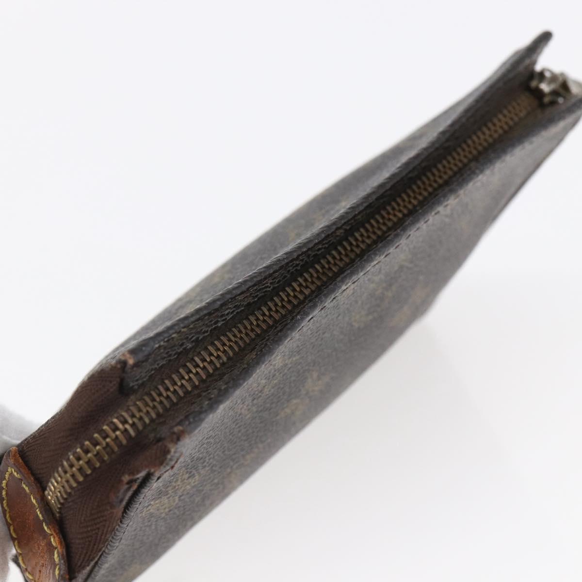 LOUIS VUITTON Monogram Poche Toilette 15 Pouch M47546 LV Auth 147368