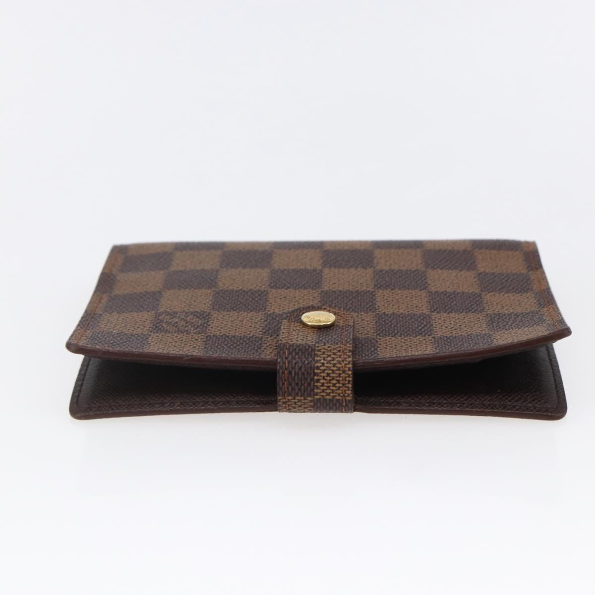LOUIS VUITTON Damier Ebene Agenda PM Day Planner Cover R20700 LV Auth 147369