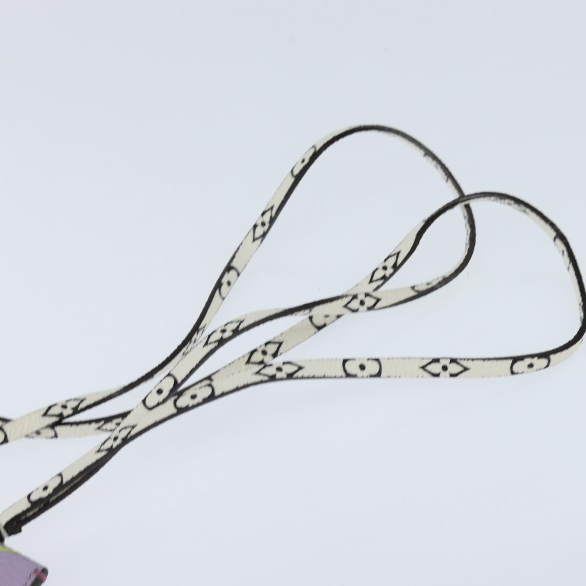 LOUIS VUITTON Monogram Giant Cloche Cles Necklace Purple M67795 LV Auth 147378