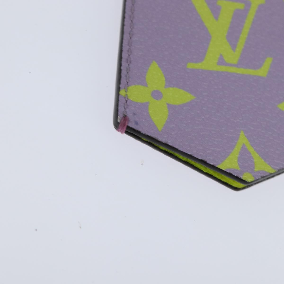 LOUIS VUITTON Monogram Giant Cloche Cles Necklace Purple M67795 LV Auth 147378