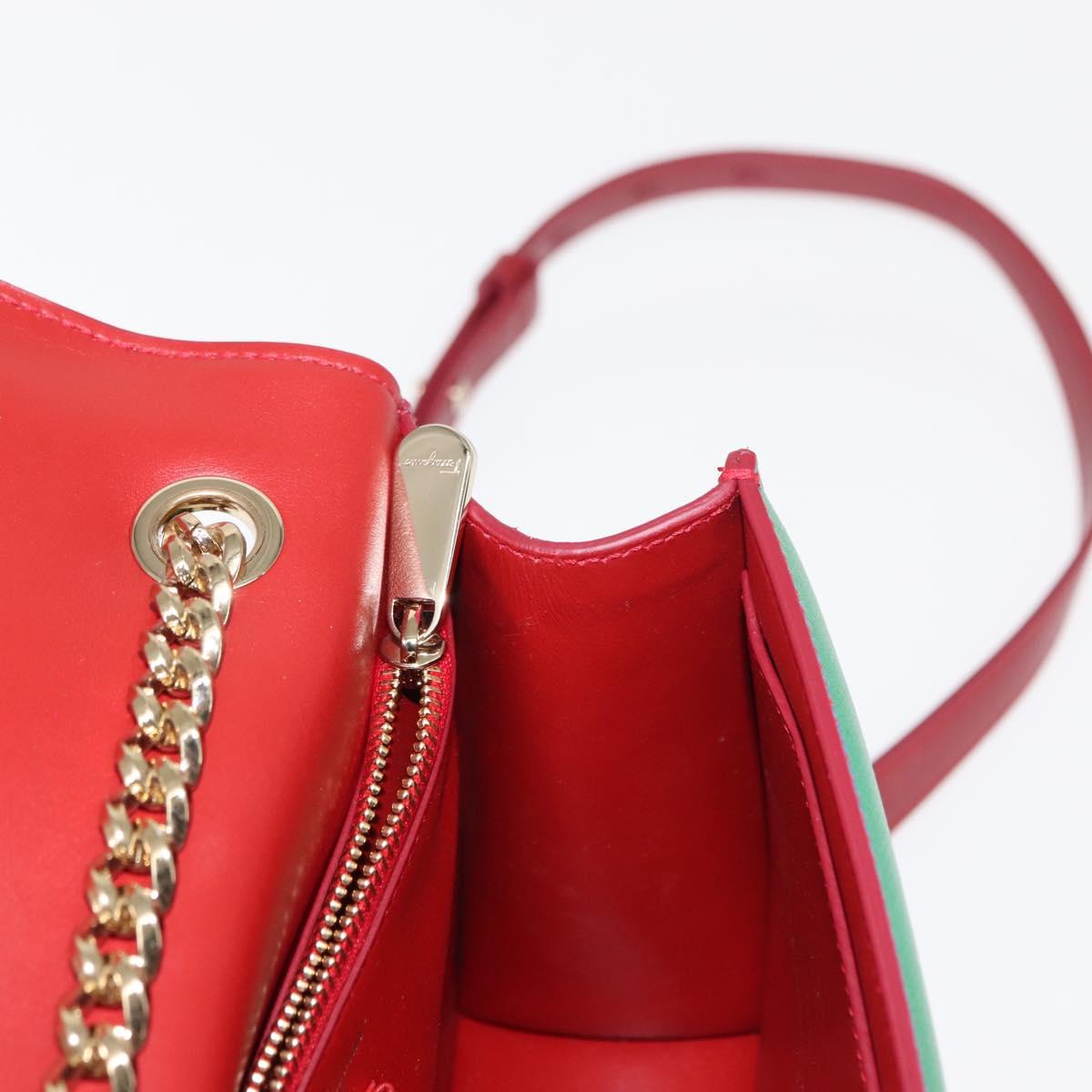 Salvatore Ferragamo Vala Shoulder Bag Leather Multicolor Gold Auth 147386