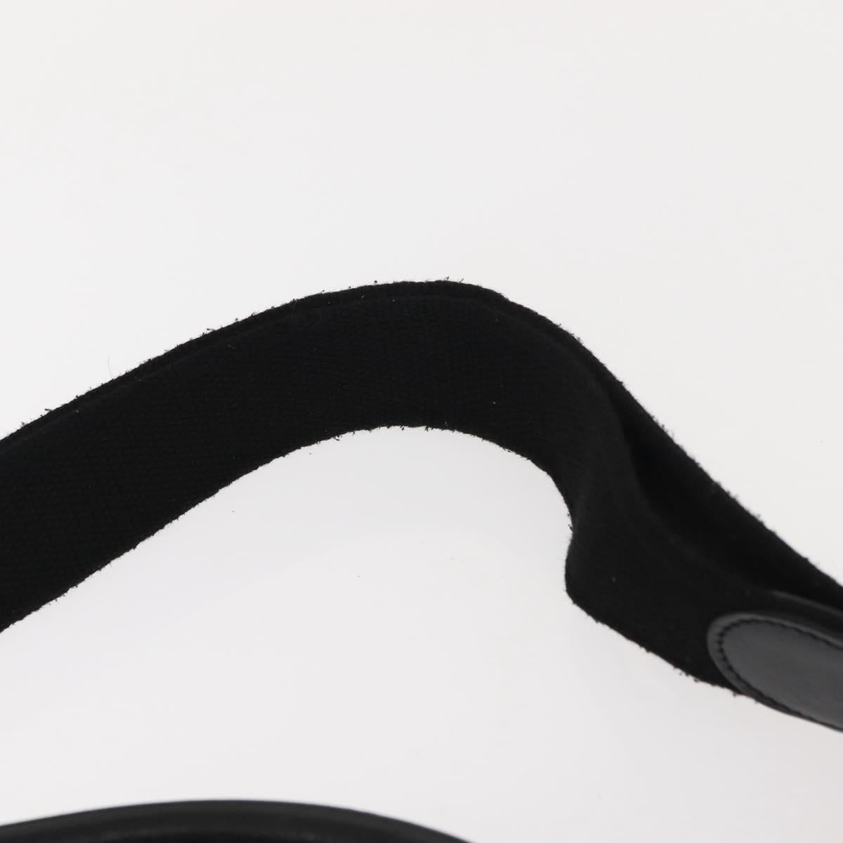 CHANEL Matelasse Hand Bag Nylon 2way Black Silver CC Auth 147417