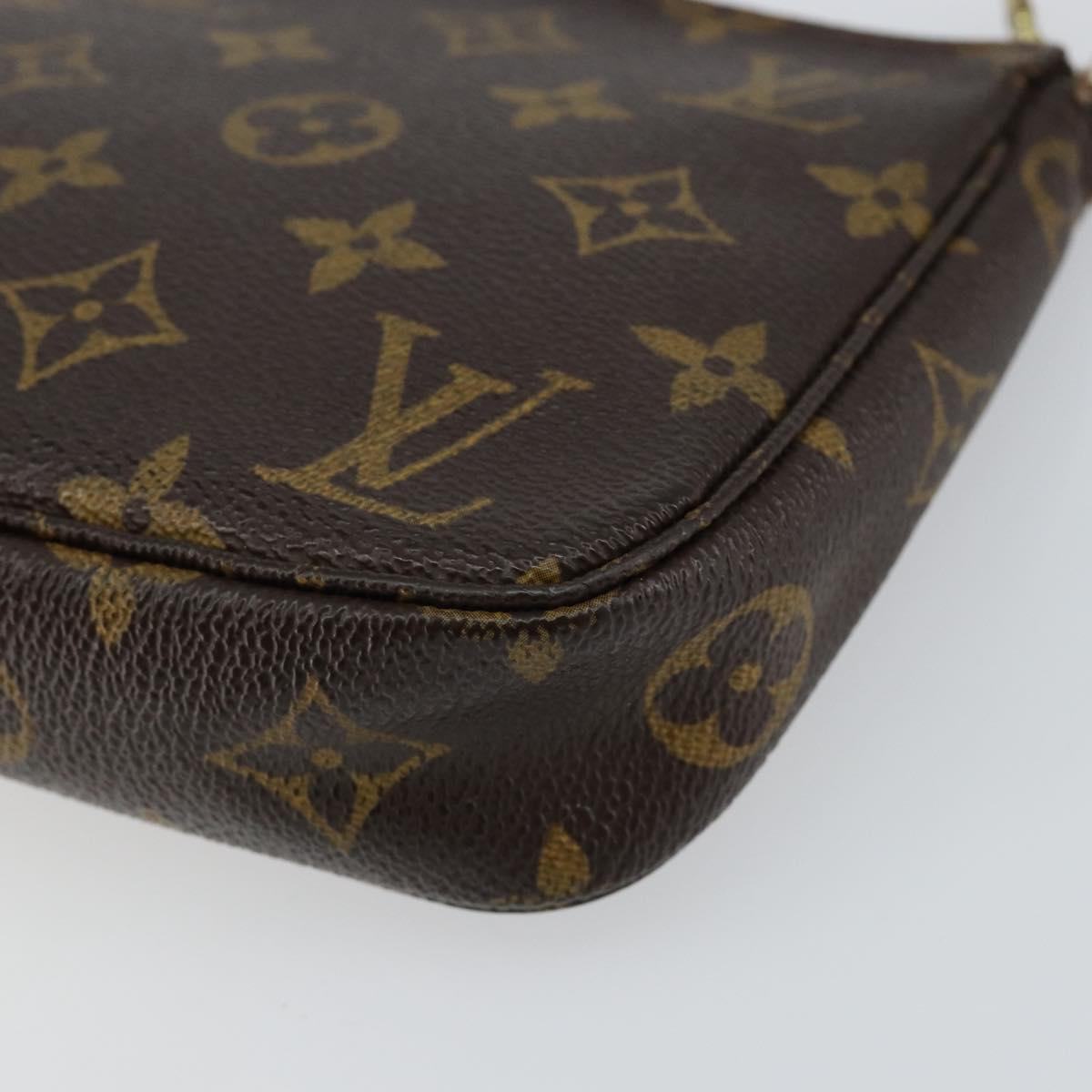 LOUIS VUITTON Monogram Pochette Accessoires Pouch M51980 LV Auth 147426