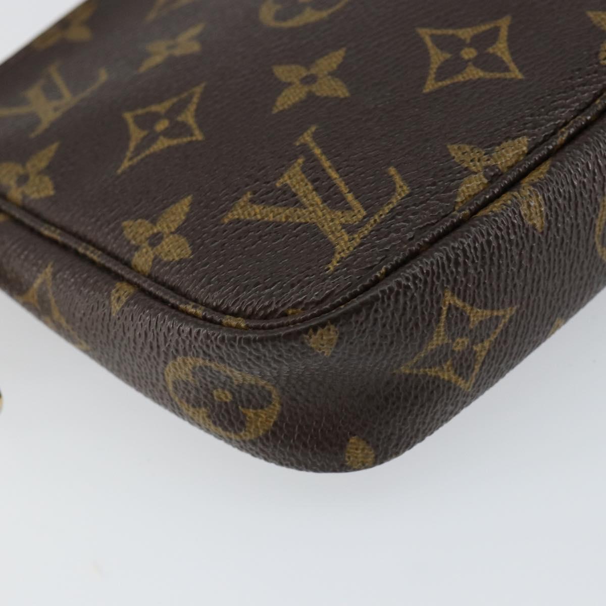 LOUIS VUITTON Monogram Pochette Accessoires Pouch M51980 LV Auth 147426