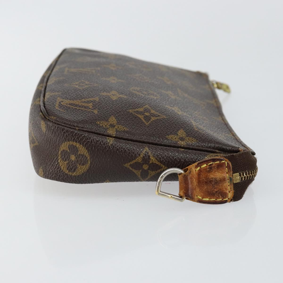 LOUIS VUITTON Monogram Pochette Accessoires Pouch M51980 LV Auth 147426