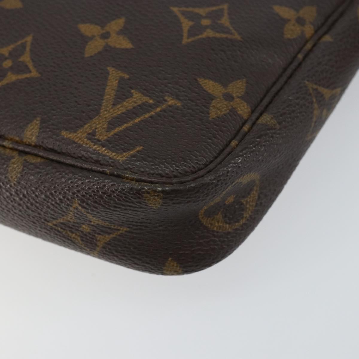 LOUIS VUITTON Monogram Pochette Accessoires Pouch M51980 LV Auth 147429
