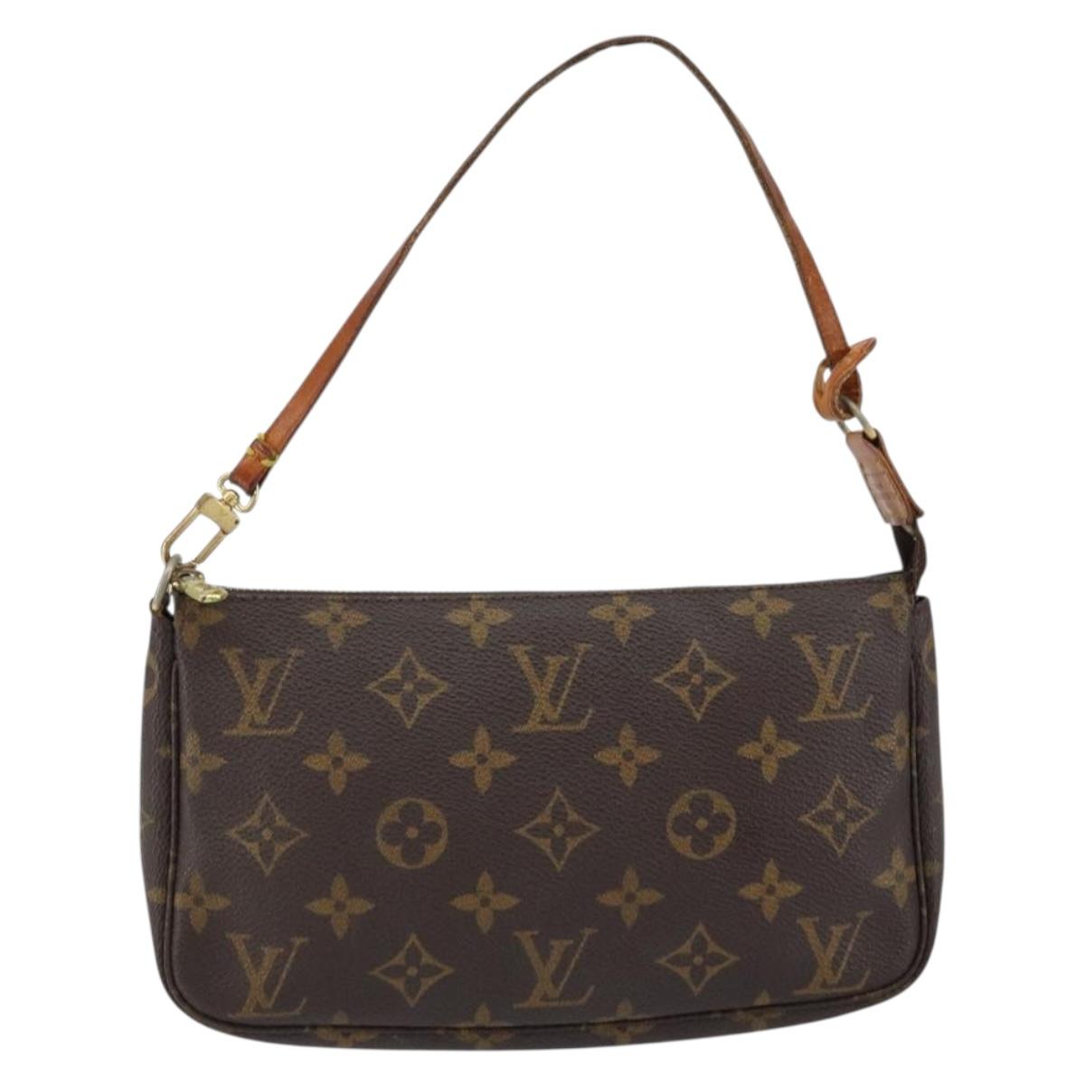 LOUIS VUITTON Monogram Pochette Accessoires Pouch M51980 LV Auth 147429