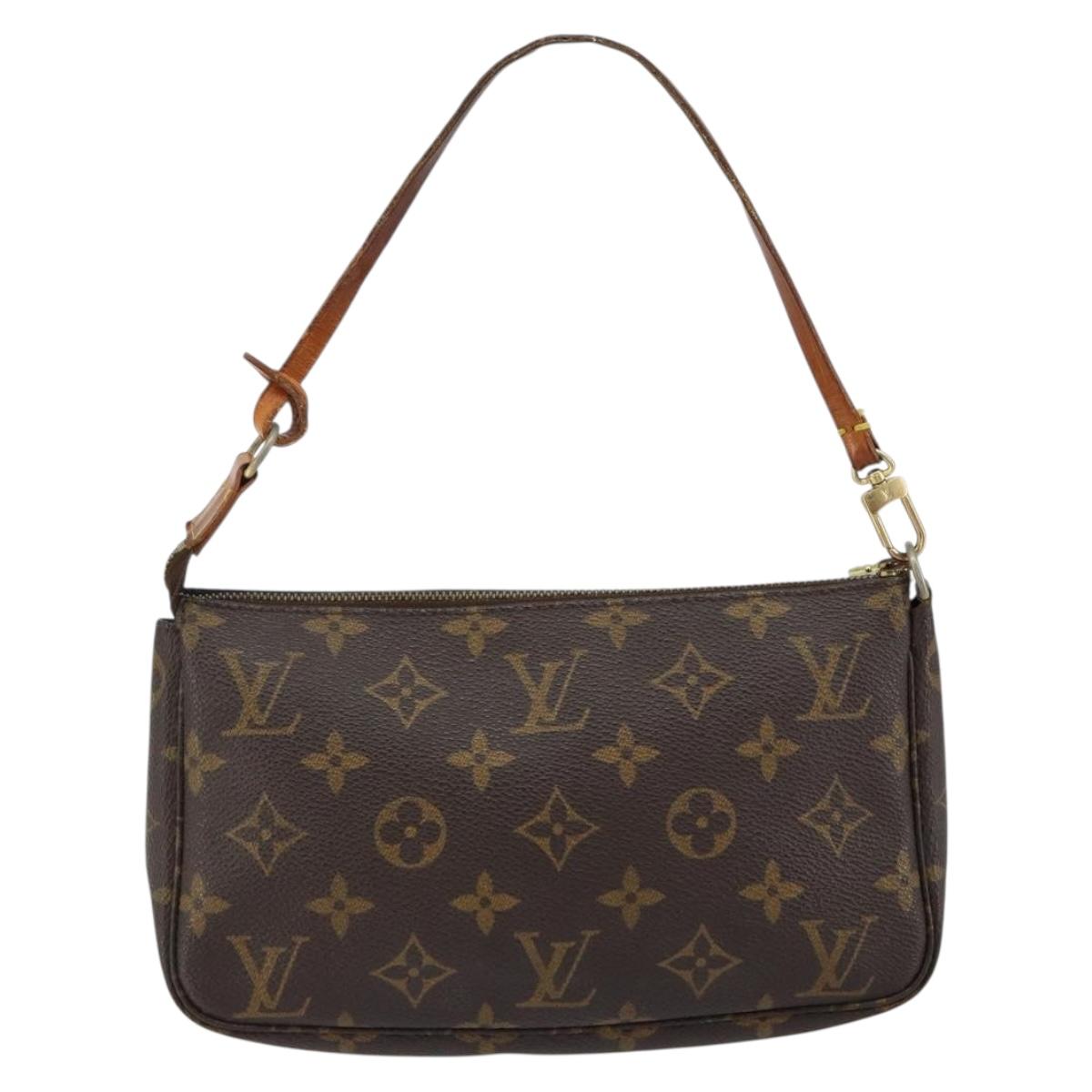 LOUIS VUITTON Monogram Pochette Accessoires Pouch M51980 LV Auth 147429