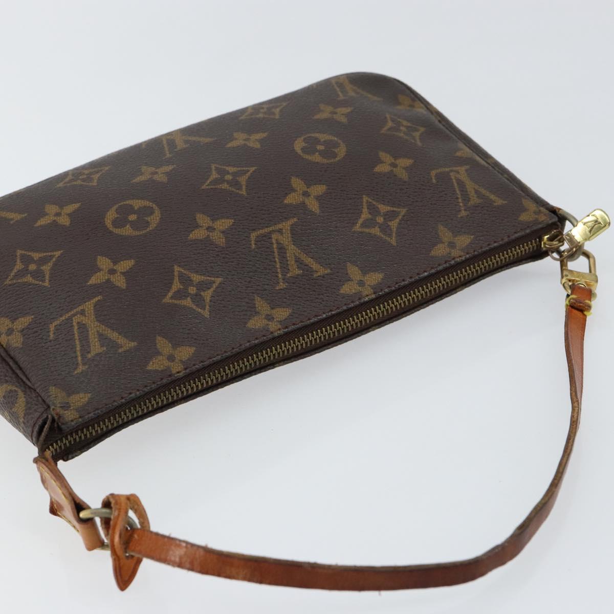 LOUIS VUITTON Monogram Pochette Accessoires Pouch M51980 LV Auth 147429