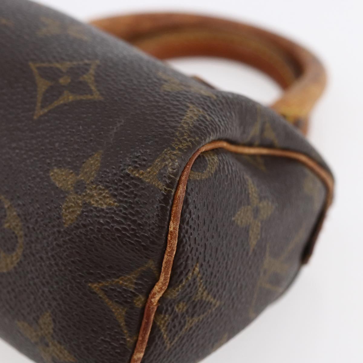 LOUIS VUITTON Monogram Mini Speedy Hand Bag M41534 LV Auth 147431