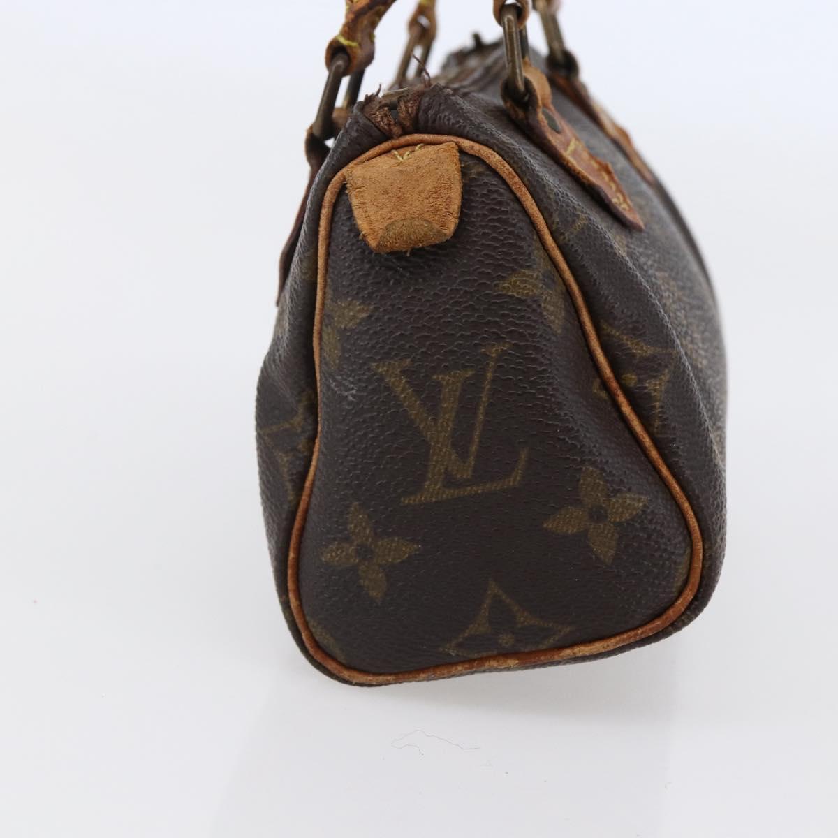 LOUIS VUITTON Monogram Mini Speedy Hand Bag M41534 LV Auth 147431