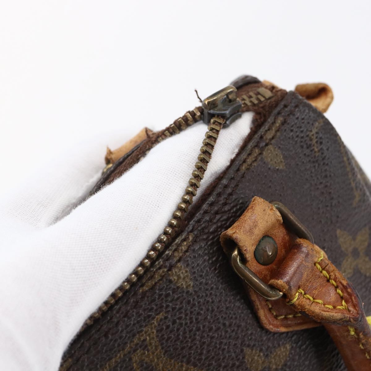 LOUIS VUITTON Monogram Mini Speedy Hand Bag M41534 LV Auth 147431