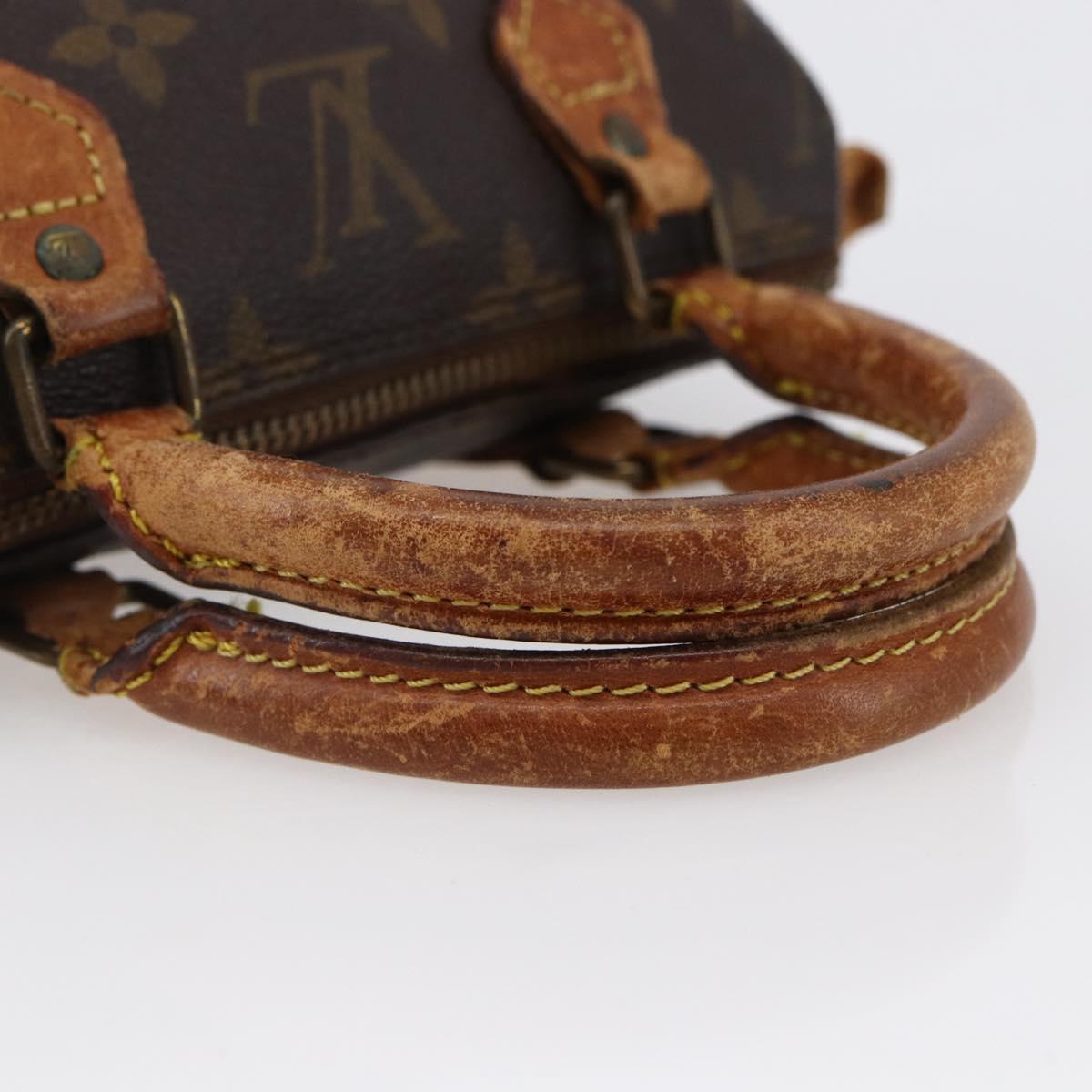 LOUIS VUITTON Monogram Mini Speedy Hand Bag M41534 LV Auth 147431