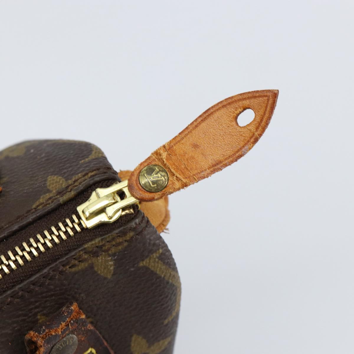 LOUIS VUITTON Monogram Mini Speedy Hand Bag M41534 LV Auth 147432