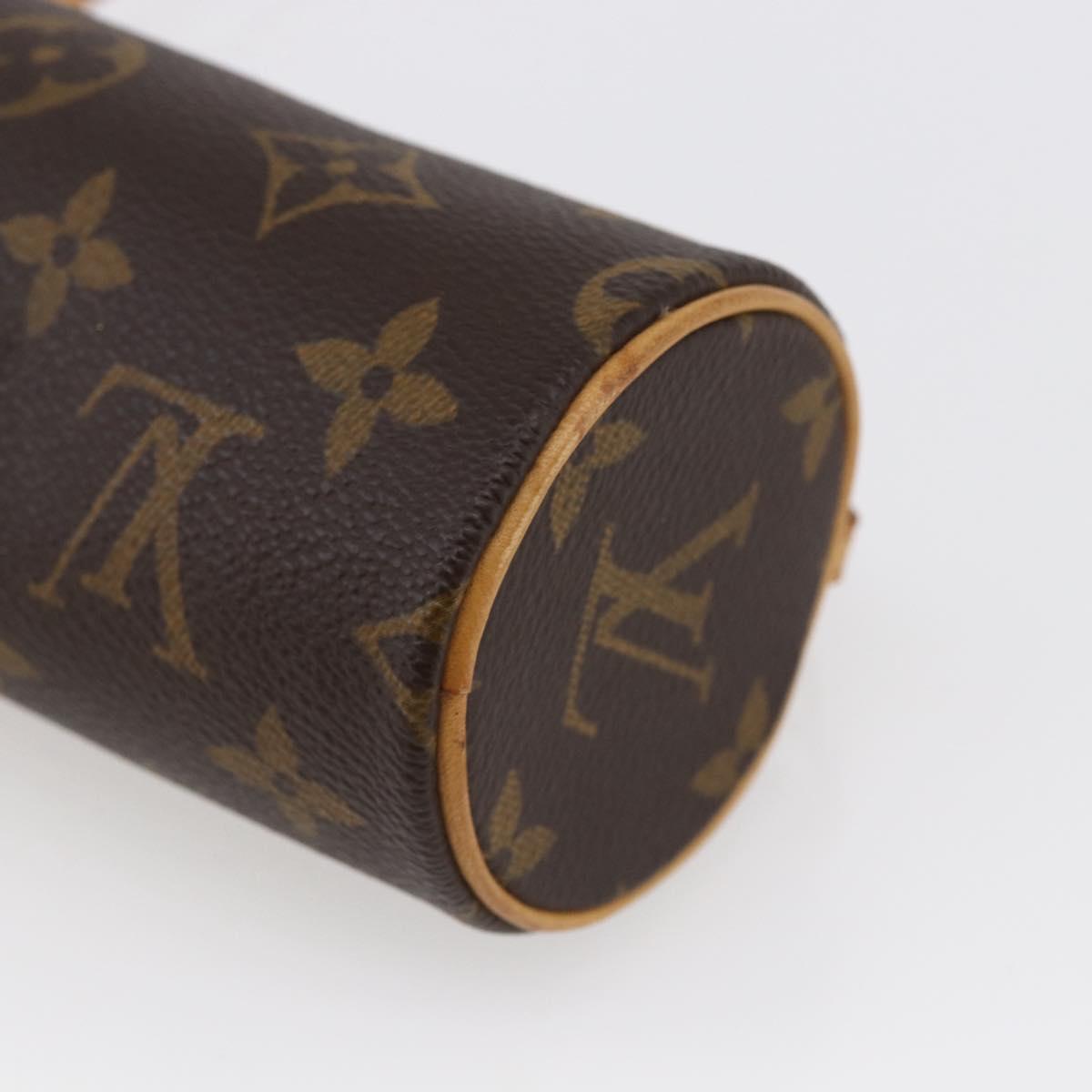 LOUIS VUITTON Monogram Papillon Pouch LV Auth 147433