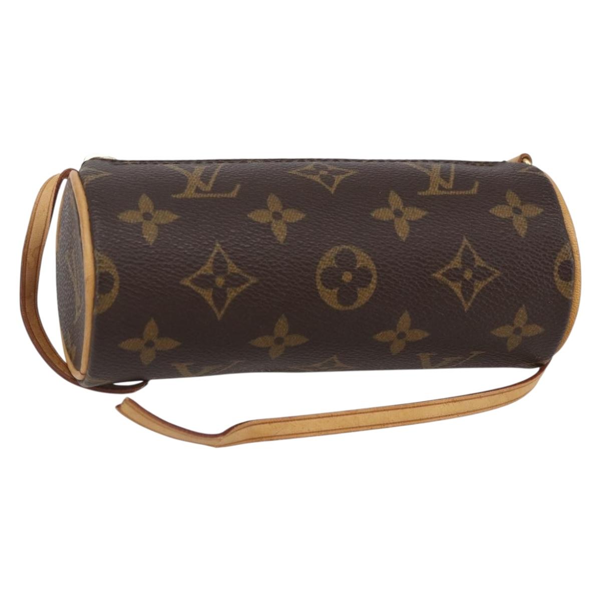 LOUIS VUITTON Monogram Papillon Pouch LV Auth 147433