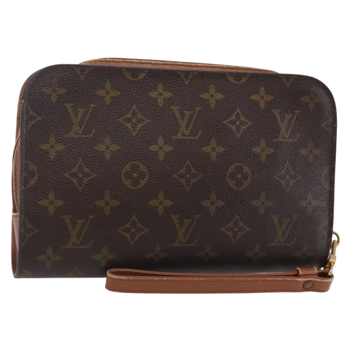 LOUIS VUITTON Monogram Orsay Clutch Bag M51790 LV Auth 147436