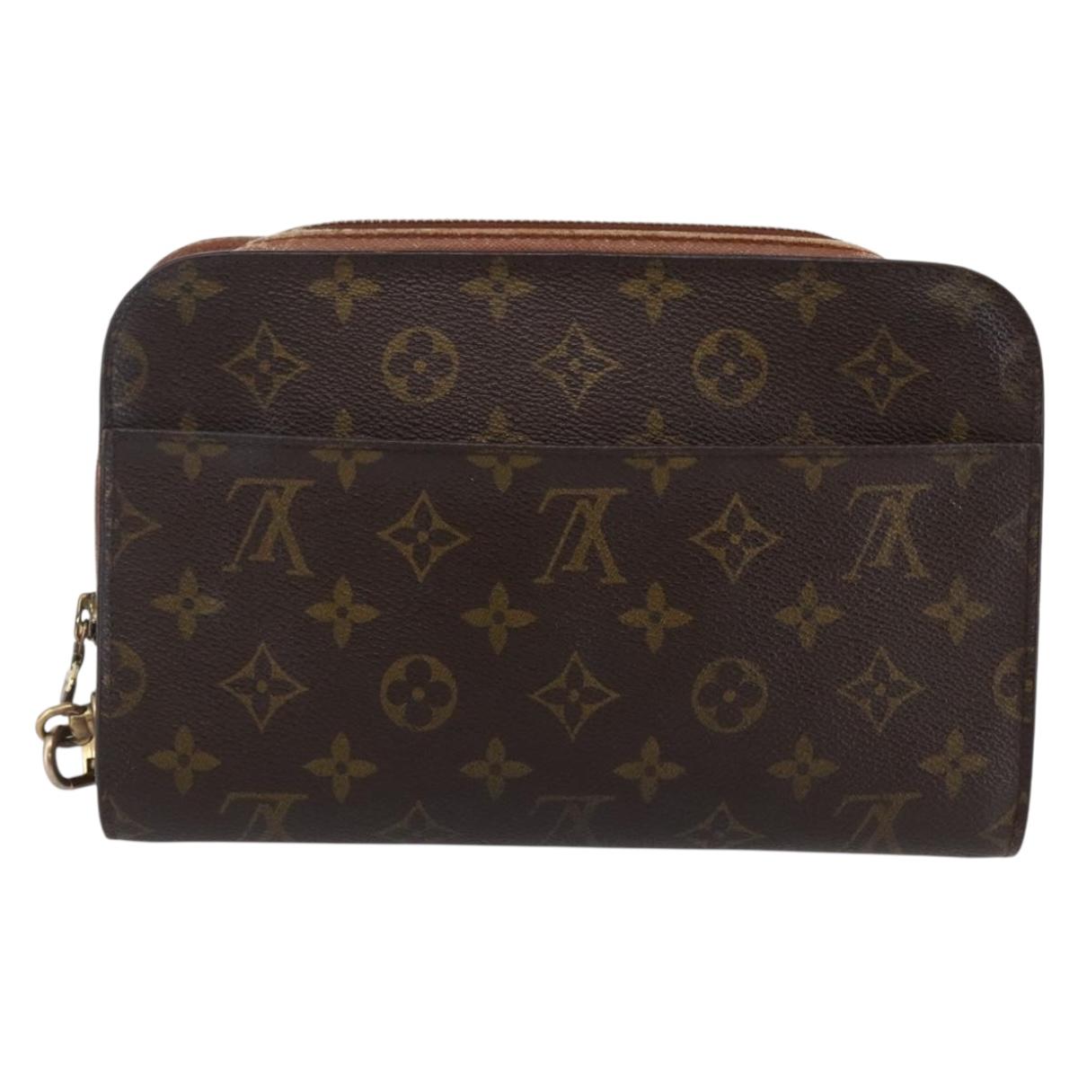 LOUIS VUITTON Monogram Orsay Clutch Bag M51790 LV Auth 147436