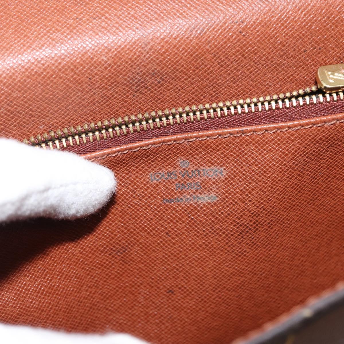 LOUIS VUITTON Monogram Malesherbes Hand Bag M51379 LV Auth 147441