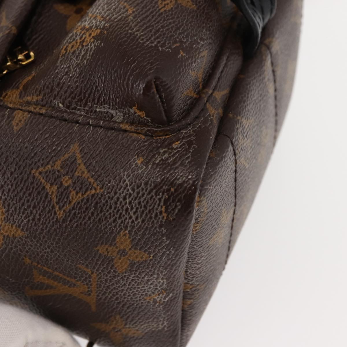 LOUIS VUITTON Monogram Palm Springs MINI Backpack M44873 LV Auth 147442