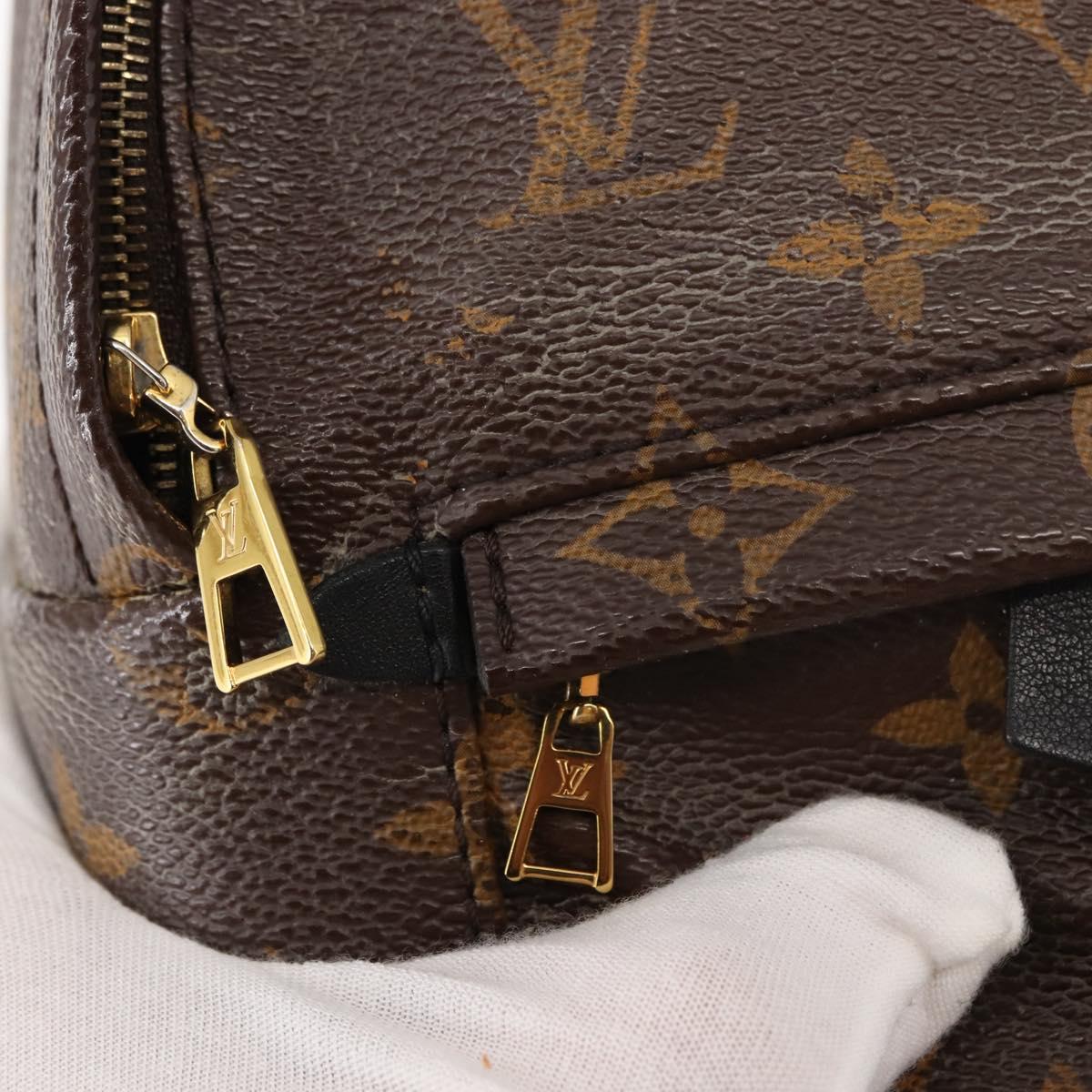 LOUIS VUITTON Monogram Palm Springs MINI Backpack M44873 LV Auth 147442
