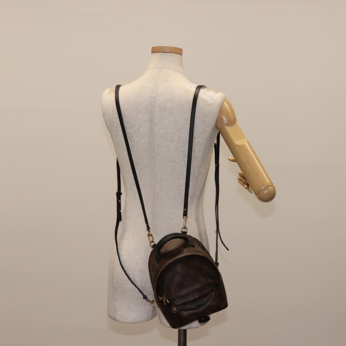 LOUIS VUITTON Monogram Palm Springs MINI Backpack M44873 LV Auth 147442