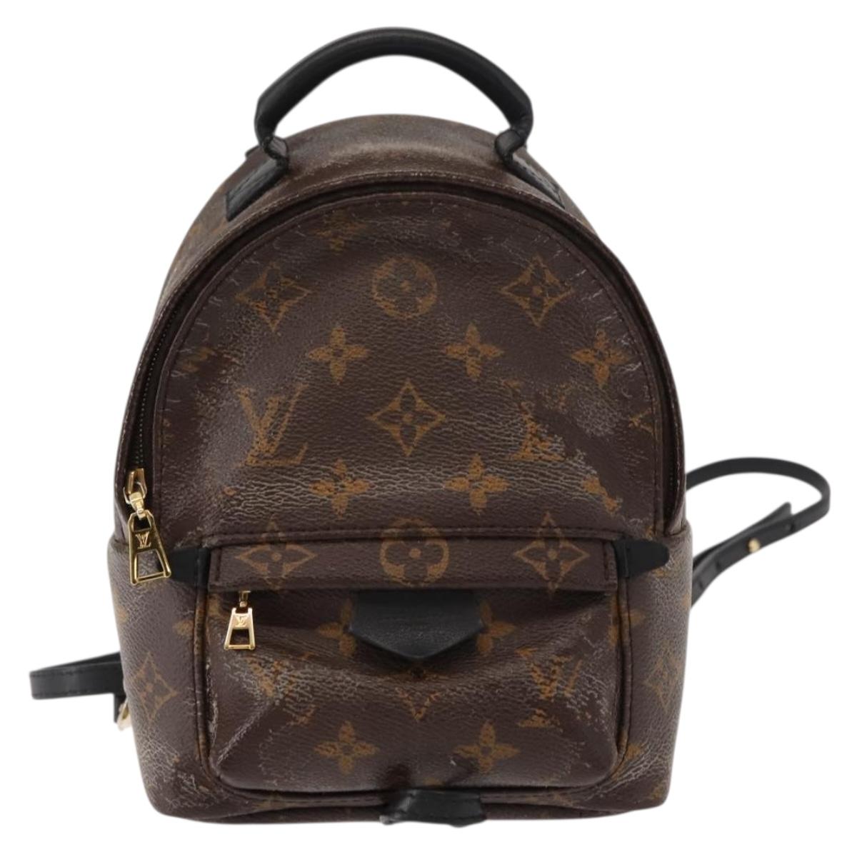 LOUIS VUITTON Monogram Palm Springs MINI Backpack M44873 LV Auth 147442