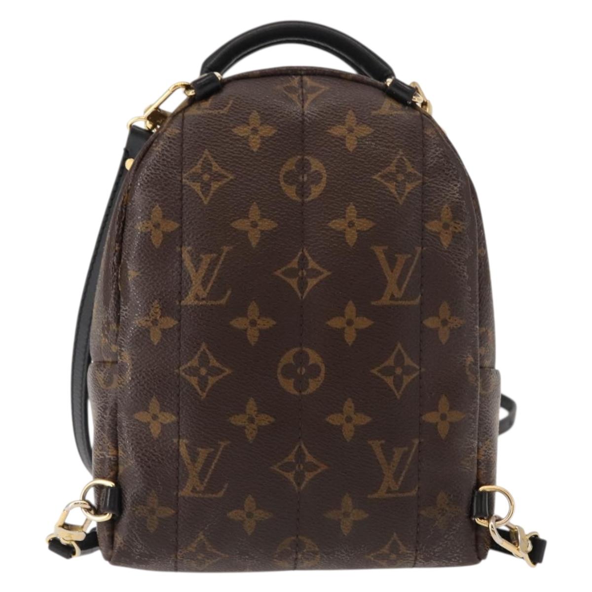 LOUIS VUITTON Monogram Palm Springs MINI Backpack M44873 LV Auth 147442
