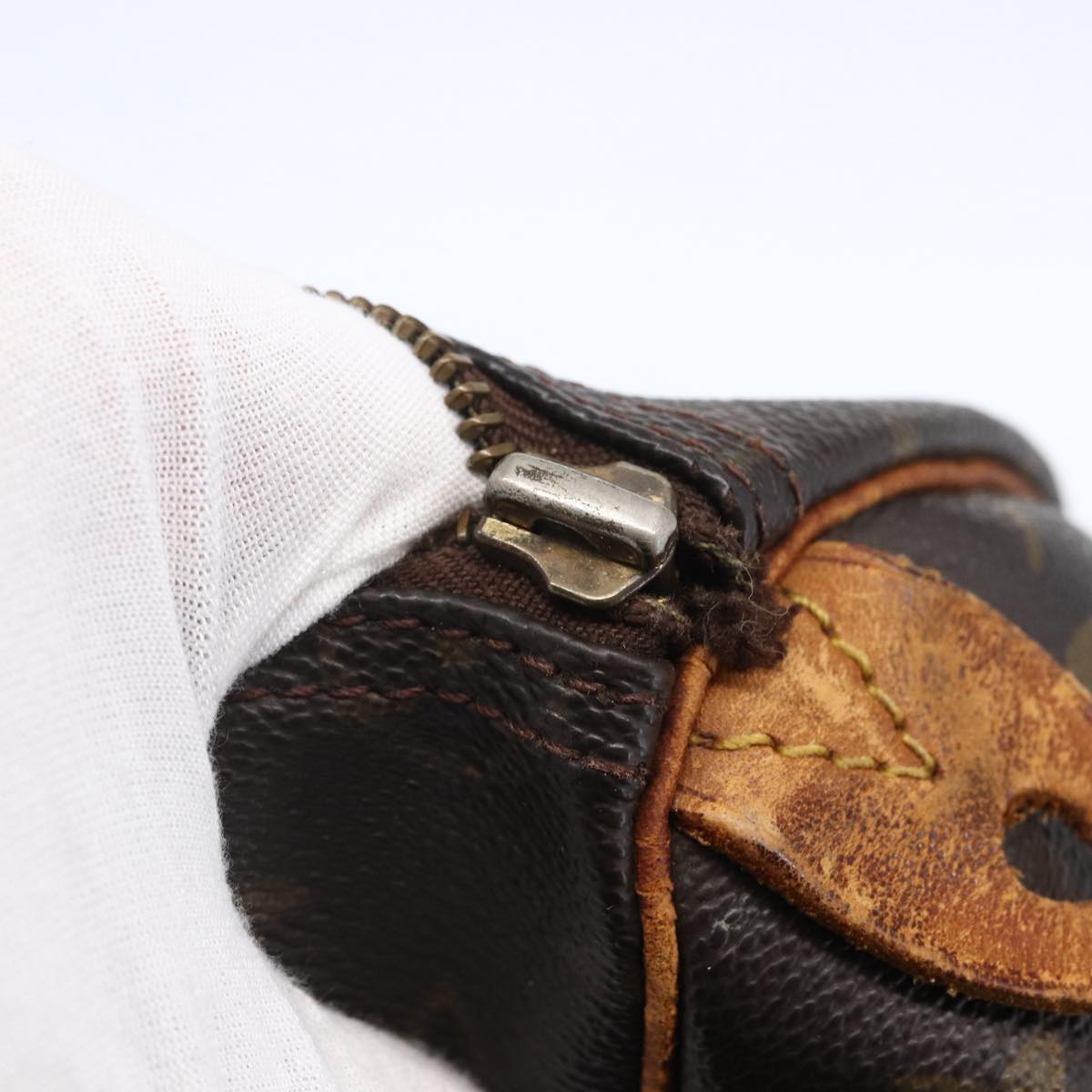 LOUIS VUITTON Monogram Speedy 35 Hand Bag M41524 LV Auth 147449