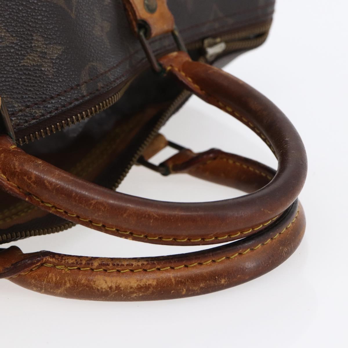 LOUIS VUITTON Monogram Speedy 35 Hand Bag M41524 LV Auth 147449