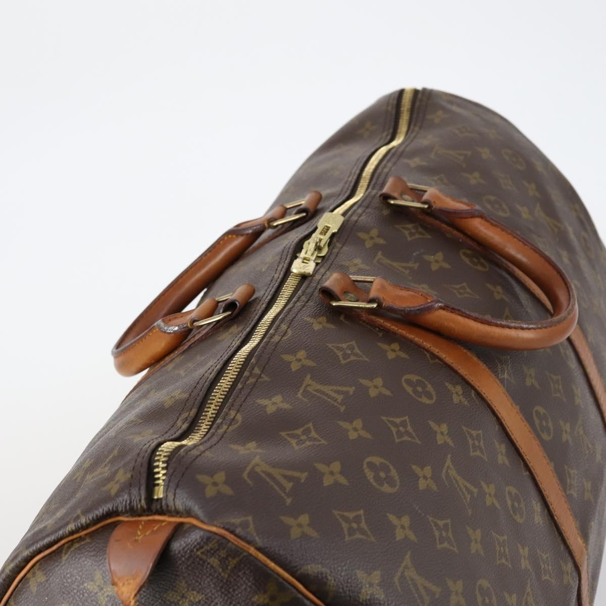 LOUIS VUITTON Monogram Keepall 55 Boston Bag M41424 LV Auth 147452