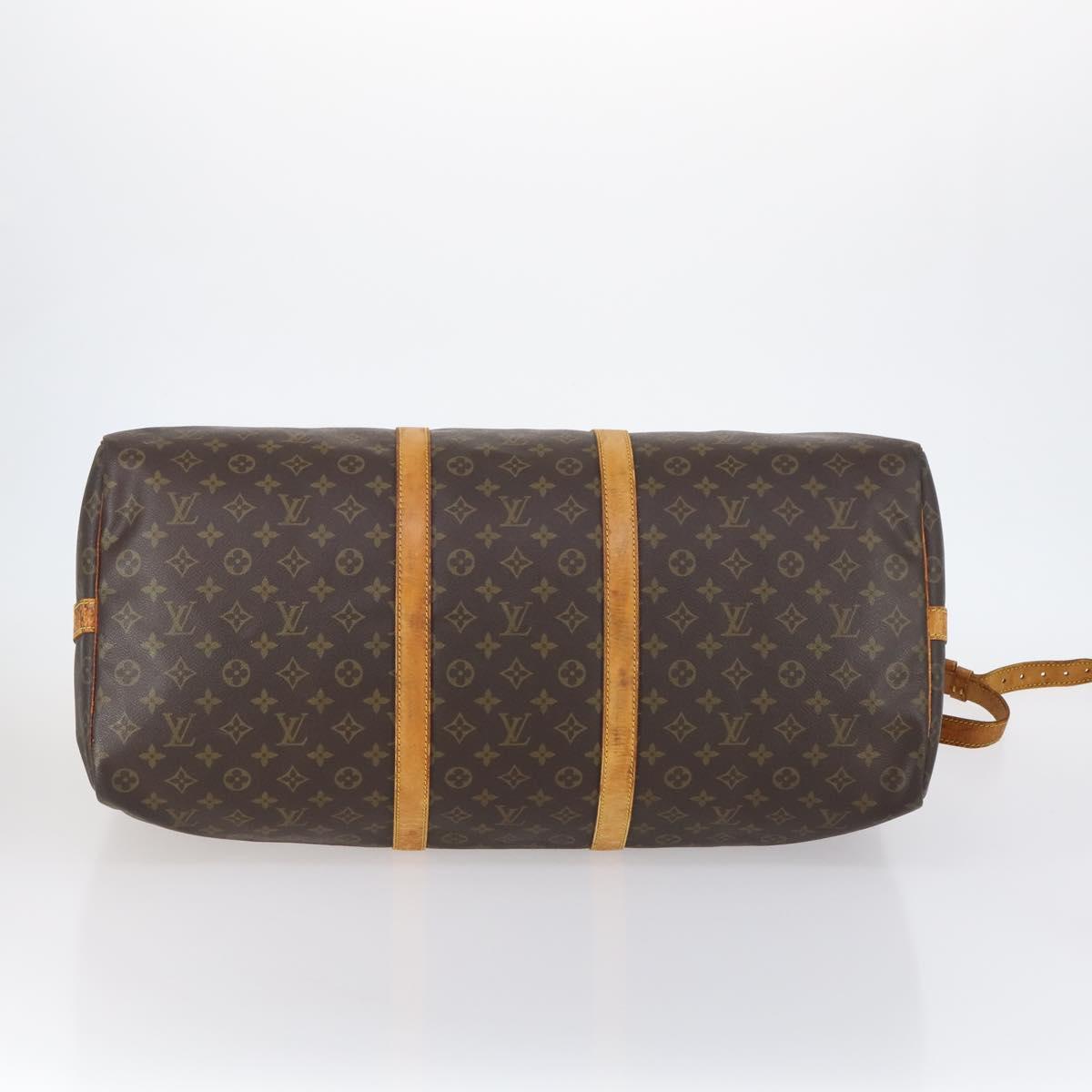 LOUIS VUITTON Monogram Keepall Bandouliere 60 Boston Bag M41412 LV Auth 147453