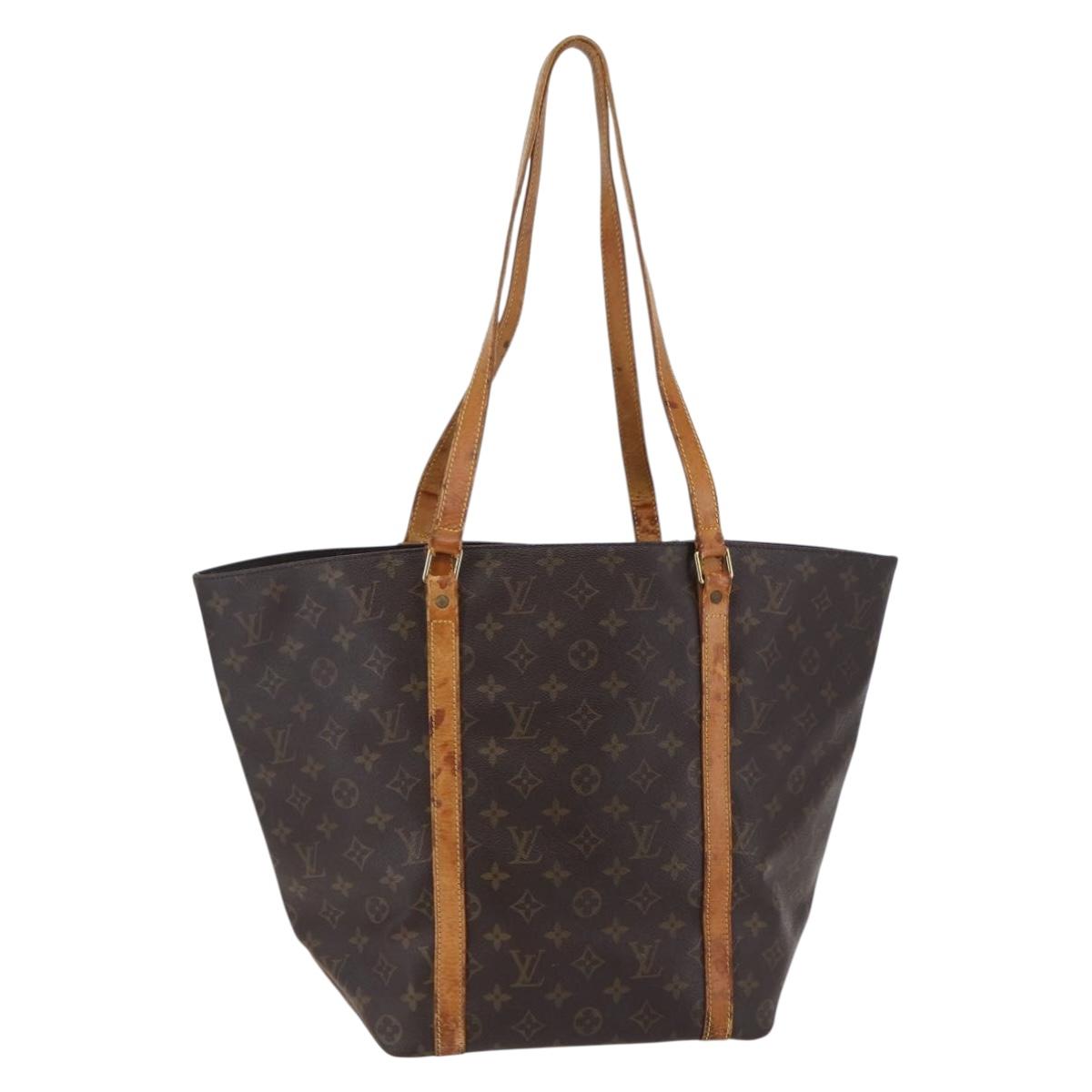 LOUIS VUITTON Monogram Sac Shopping Tote Bag M51108 LV Auth 147454