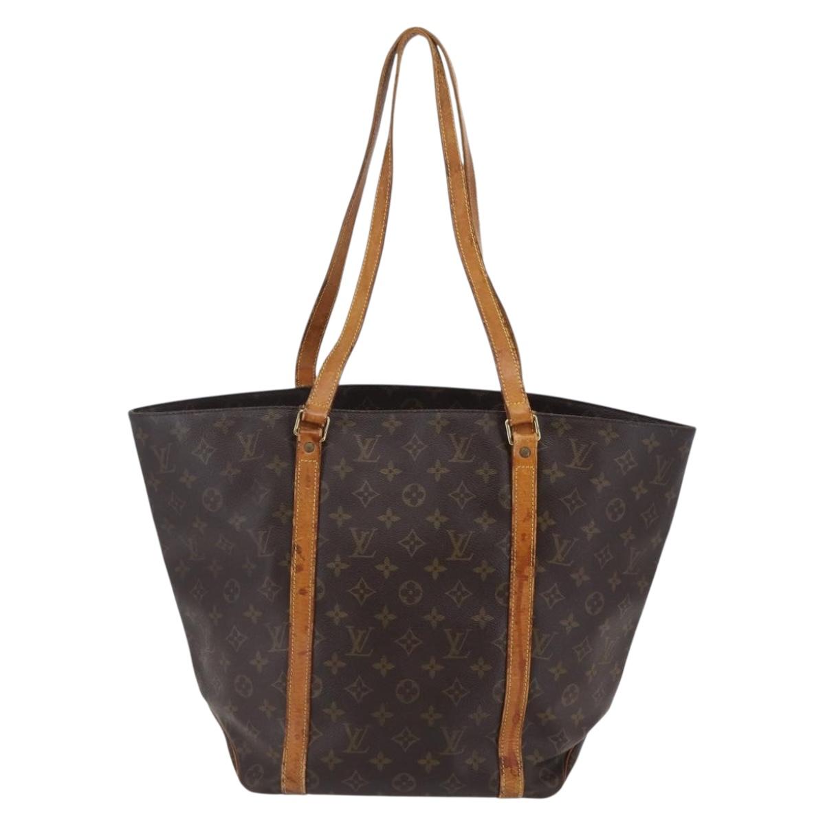 LOUIS VUITTON Monogram Sac Shopping Tote Bag M51108 LV Auth 147454