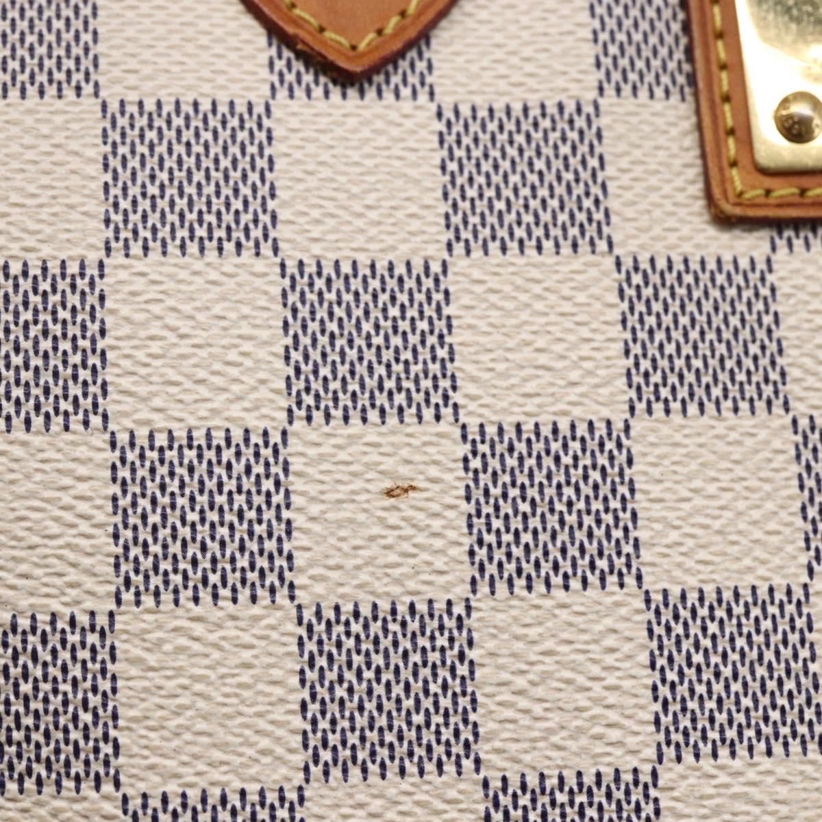 LOUIS VUITTON Damier Azur Hampstead PM Tote Bag N51207 LV Auth 147458